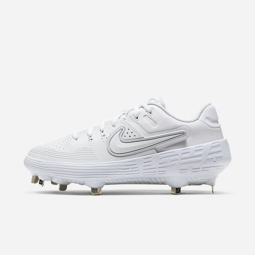 Crampon Baseball Nike Zoom Hyperdiamond 3 Elite CS Blanche 6048-123 White/Wolf Grey/White Femme | NIU-46757197